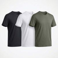 Pack Polos 100% Pima - Azul + Blanco + Verde