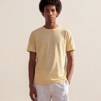 Polo Amarillo Claro Hombre 100% Algodón Pima