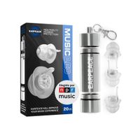 Tapones de Oìdos MÚSICOS SONIDISTAS ENSAYOS y DJ - Filtro de Reducciòn de 20dB MUSIC PRO