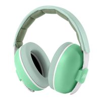 Audífonos Antiruido Orejeras Bebés 3-24 meses Reducción de Ruido 31dB Verde Menta - MUMBA