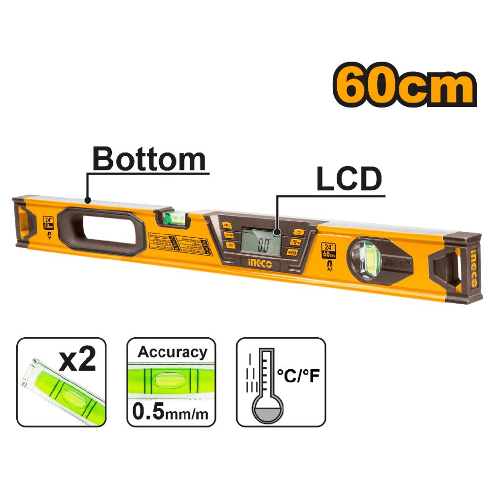 Nivel Digital Magnetico de 60cm INGCO HSL08060D