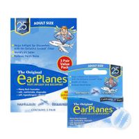 Tapones para Dolor de Oído en Avión Adultos (4 pares) - EARPLANES