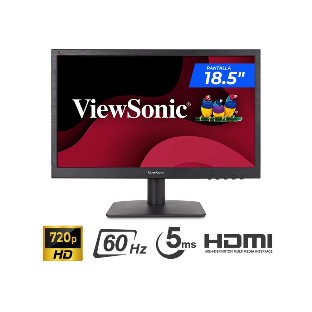 MONITOR VIEWSONIC 18.5 VA1903H LED 1366 X 768 5MS VGA HDMI