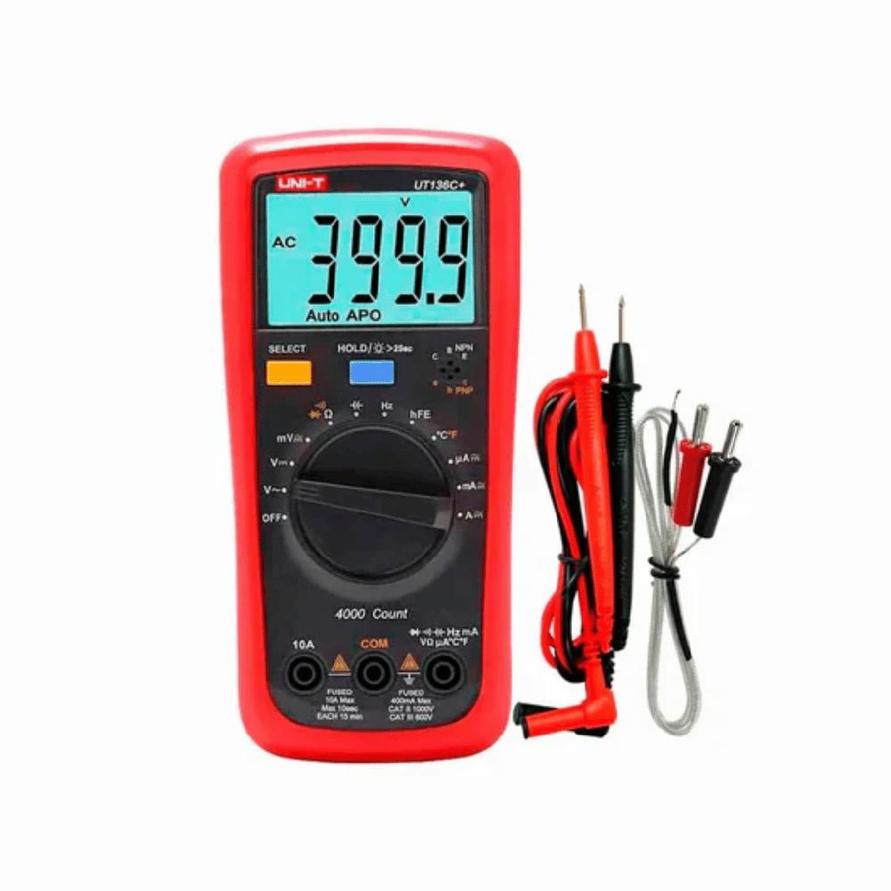Multimetro digital con temperatura NCV UNI-T UNIT UT-136C UT136C