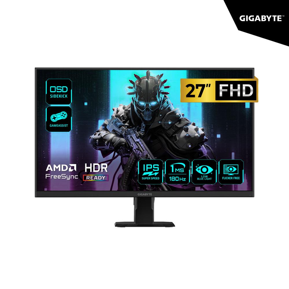 MONITOR GIGABYTE GS27FA 27 IPS FHD 1920x1080 180HZ 1MS HDMI DP FREESYNC