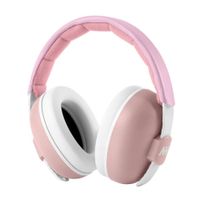 Audífonos Antiruido Orejeras Bebés 3-24 meses Reducción de Ruido 31dB Melocotón - MUMBA