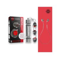 Tapones de Oìdos MÚSICOS CONCIERTOS ENSAYOS + Cordón Sujetador - Filtro Antiruido de 24dB MOTO PRO