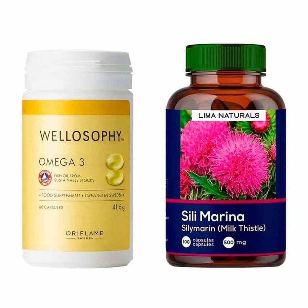 Omega 3 + Silimarina Cápsulas Lima Naturals