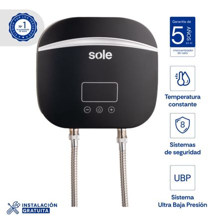 Rapiducha Eléctrica Sole Magic 5500W Negro + Accesorios