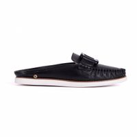 MOCASIN MUJER CARUSSO 3035 CUERO NEGRO