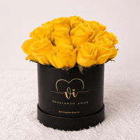 Caja Clásica  20 Rosas Amarillas - Flores Amarillas -  Arreglo floral