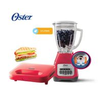 Combo Oster Licuadora 1.5L Vaso Boroclass - Sandwichera