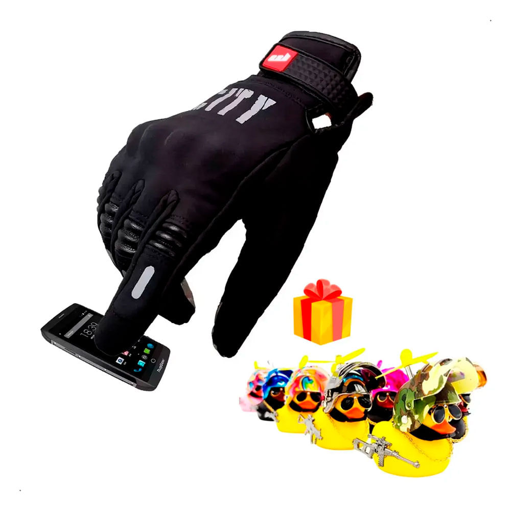 Guantes City Impermeable Con Tactil Para Moto