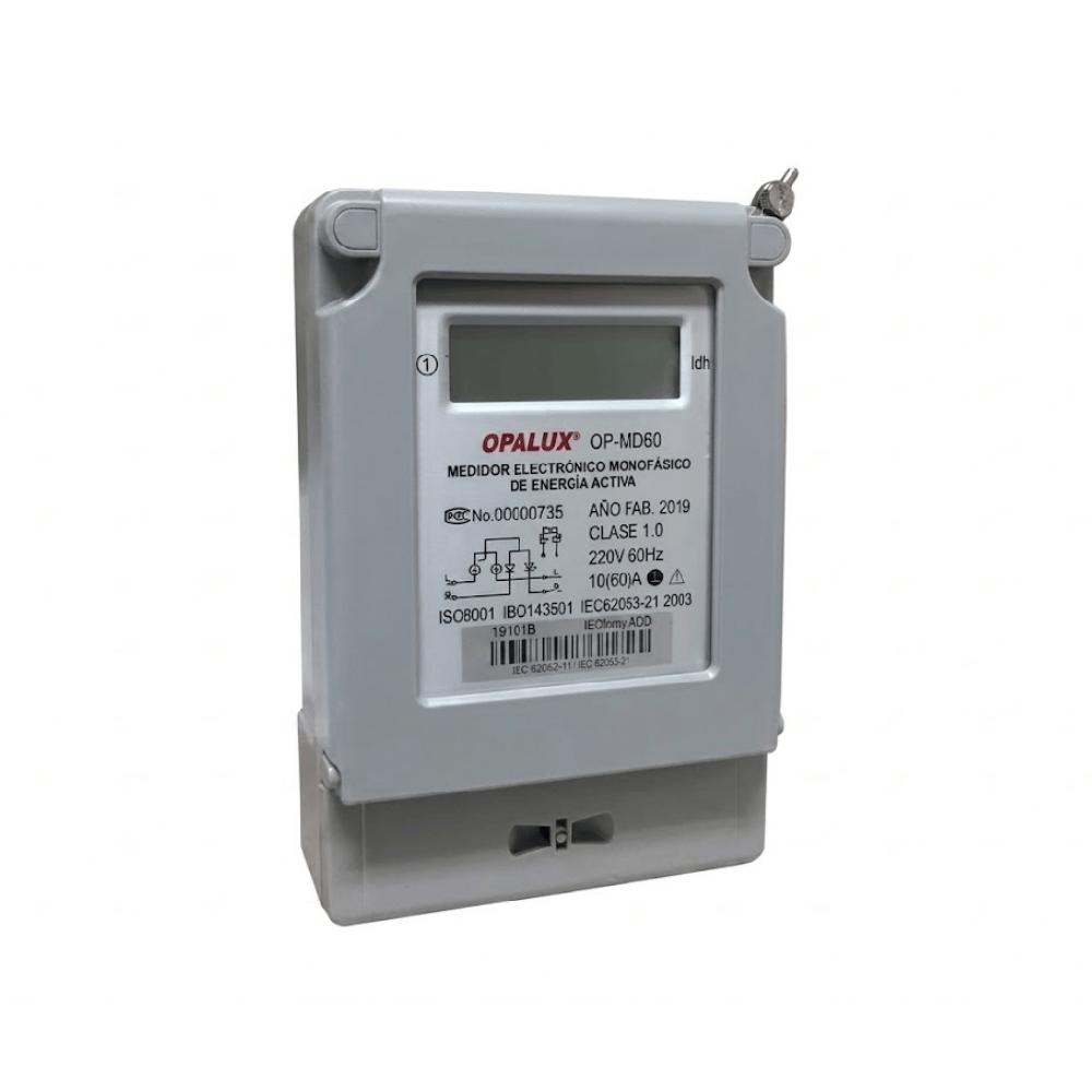 Medidor de energia monofasico digital 2 hilos 220v OP-MD60 Opalux