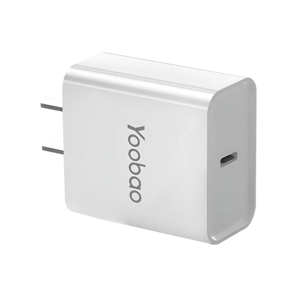 Cargador Rápido Yoobao Ry-U56PD 20W Blanco Type-C
