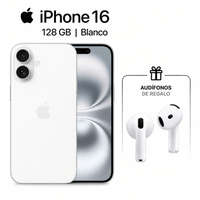 IPHONE 16 128GB chip fisico con REGALOS BLANCO