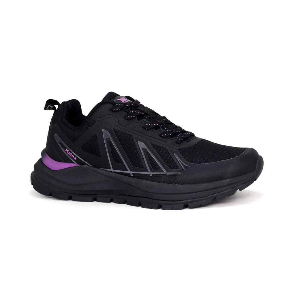 Zapatillas Outdoor Mujer KAIDA 1781-M26Q2 NEGRO-PURPURA 37