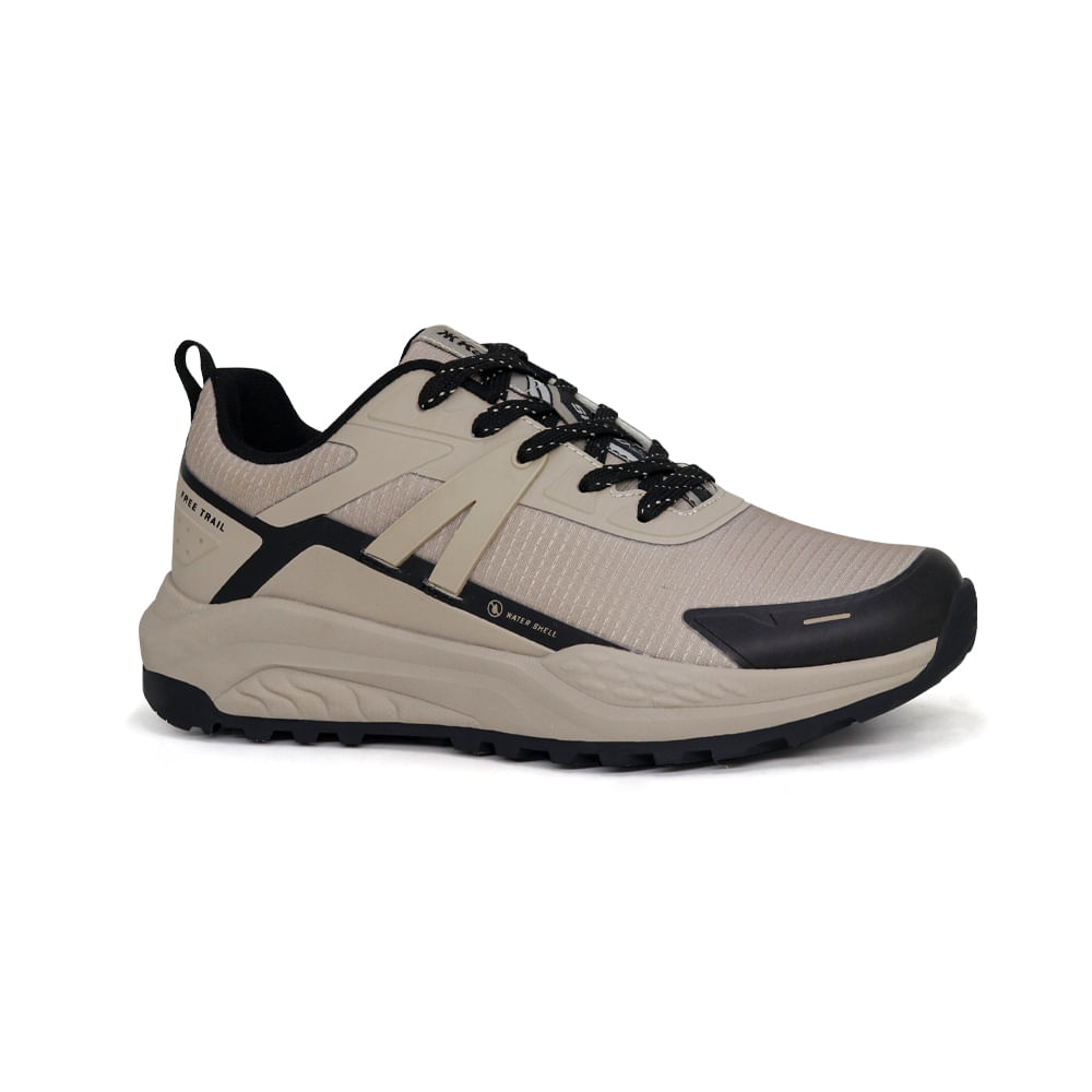 Zapatillas Outdoor Mujer KAIDA 1770-M26Q2 BEIGE-NEGRO 39
