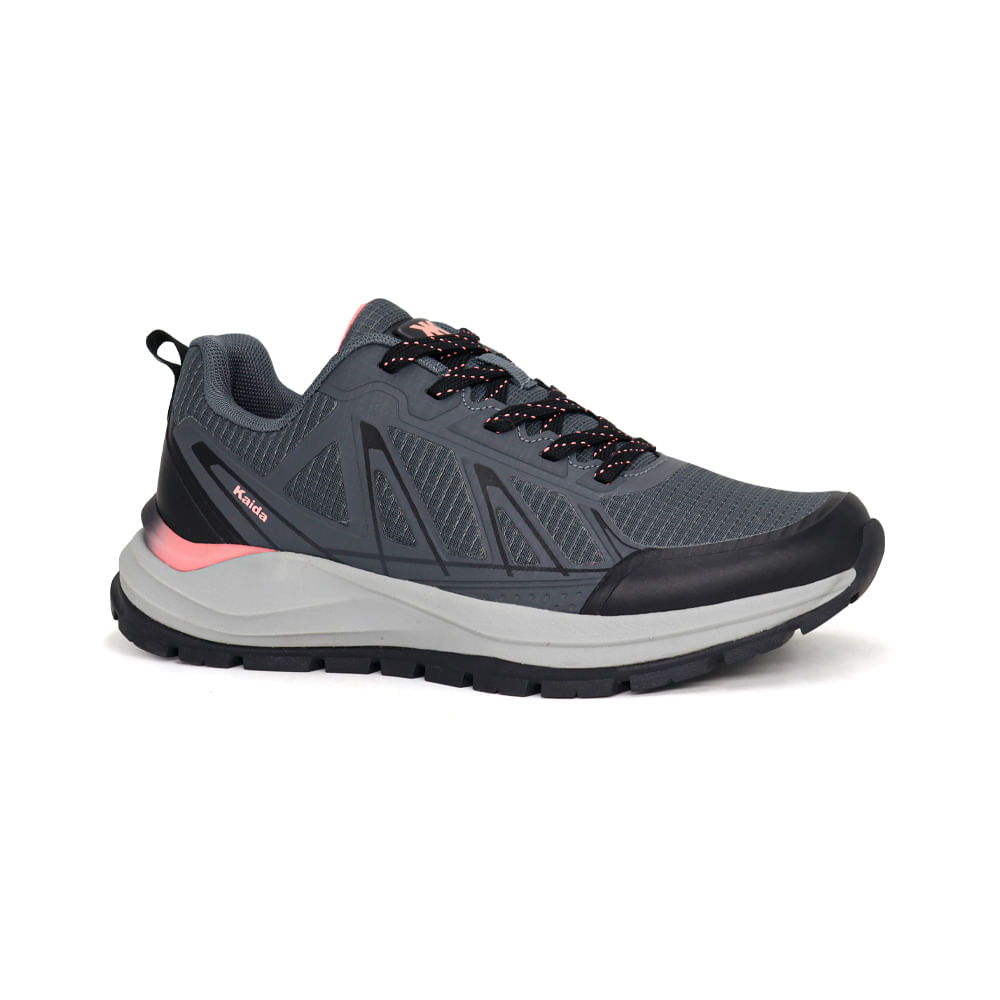 Zapatillas Outdoor Mujer KAIDA 1781-M26Q2 GRIS-MELON 35