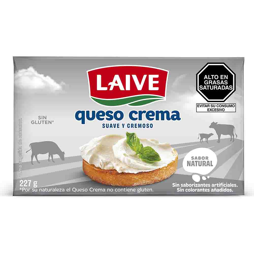 Queso Cremoso Rectangular LAIVE Paquete 227g