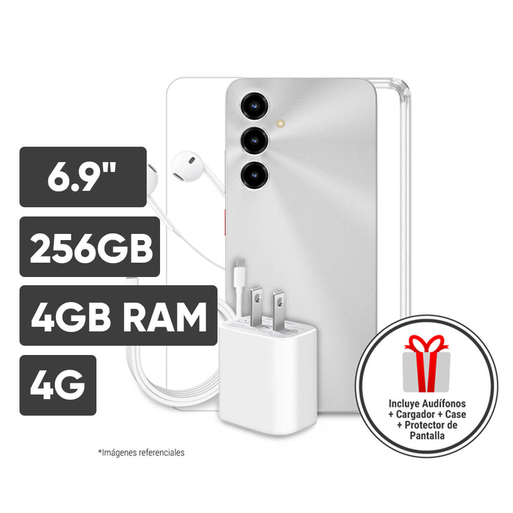 Smartphone ZTE V80 Max 6.9"" 4GB 256GB 50M+2M+0.08M Stellar Silver