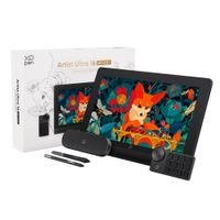 Pantalla interactiva XP PEN Artist Ultra 16 Touch 4K OLED  Precision 16K 2 Lapices X3 Pro Teclado