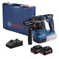 Rotomartillo SDS Plus 18V Brushless Incluye 2 Baterias 4Ah y Carg Bosch GBH 185-LI