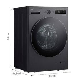 LG 15Kg 8Kg Carga Frontal Negro