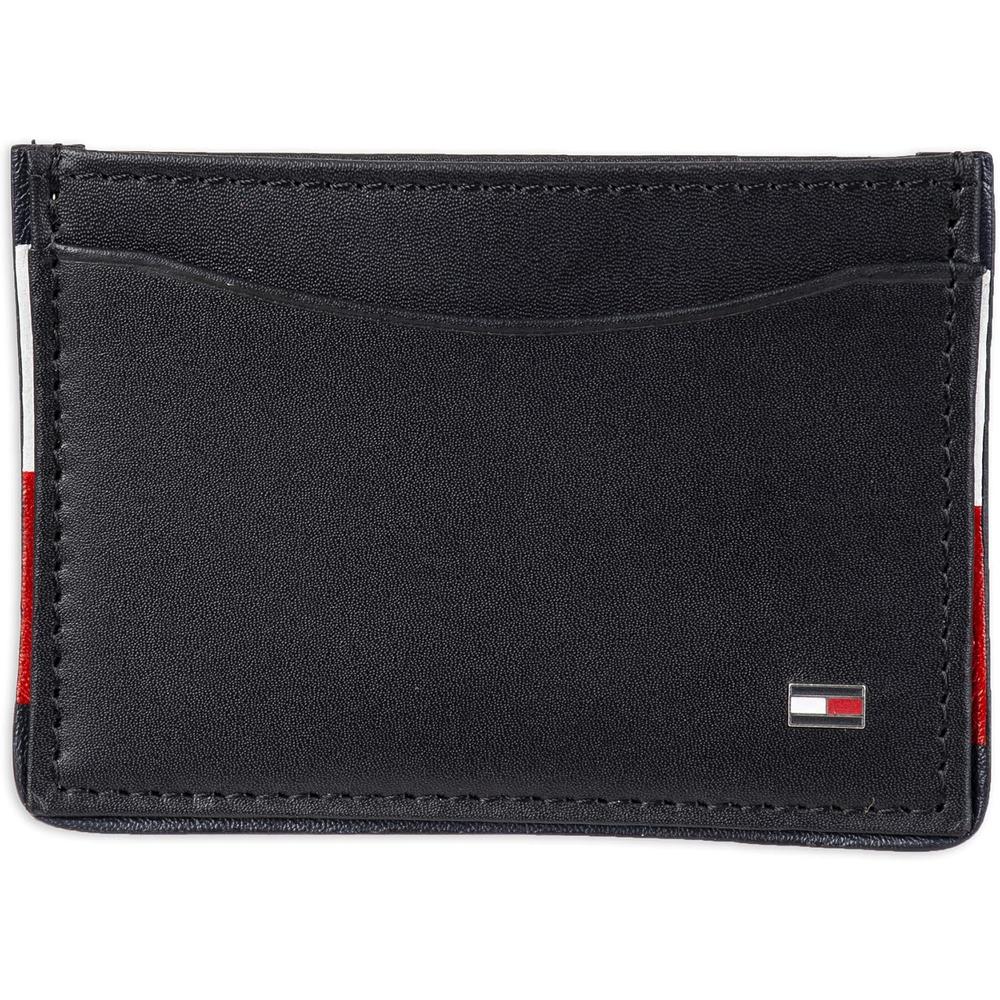 TARJETERO TOMMY HILFIGER 1018 BLACK PIPER HOMBRE