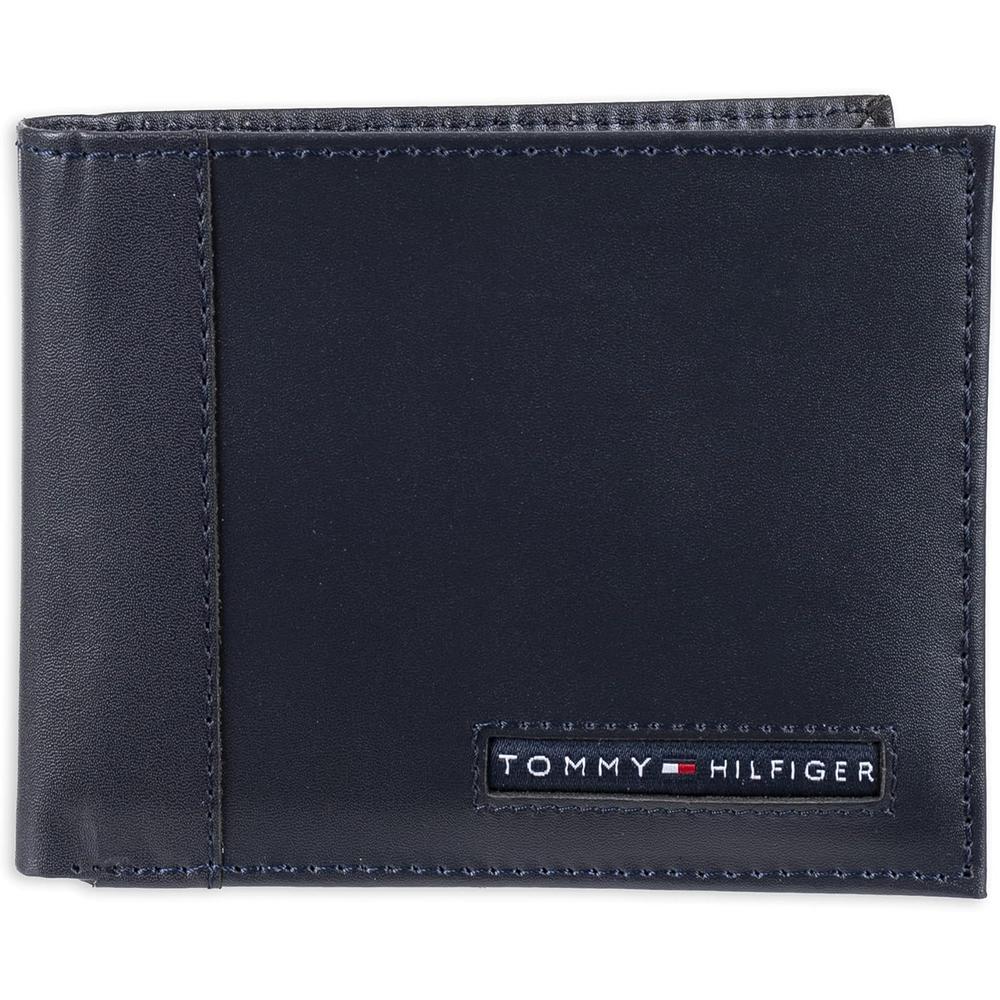 BILLETERA TOMMY HILFIGER 1018 NAVY CAMBRIDGE BLACK HOMBRE