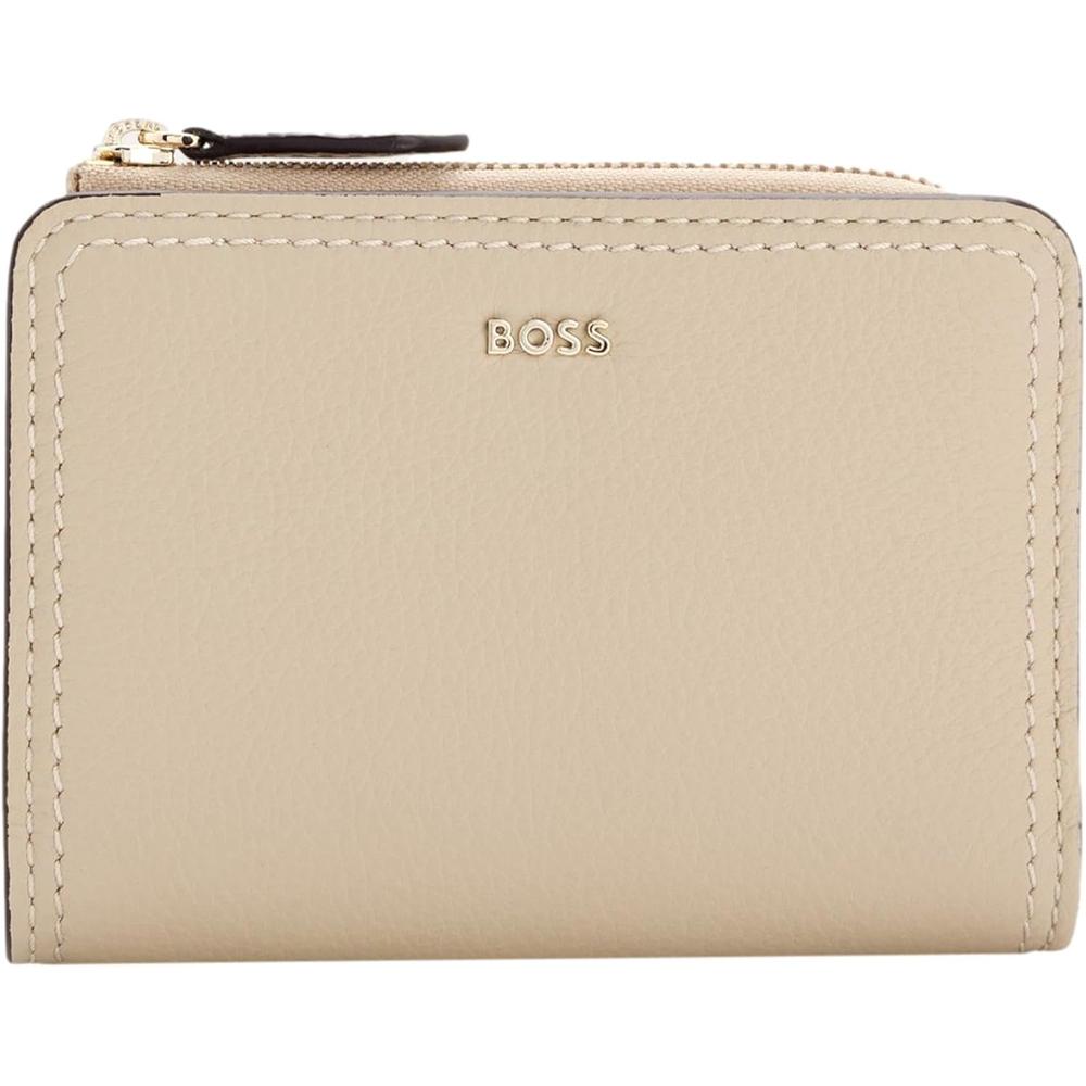 BILLETERA HUGO BOSS LENAH BEIGE MUJER