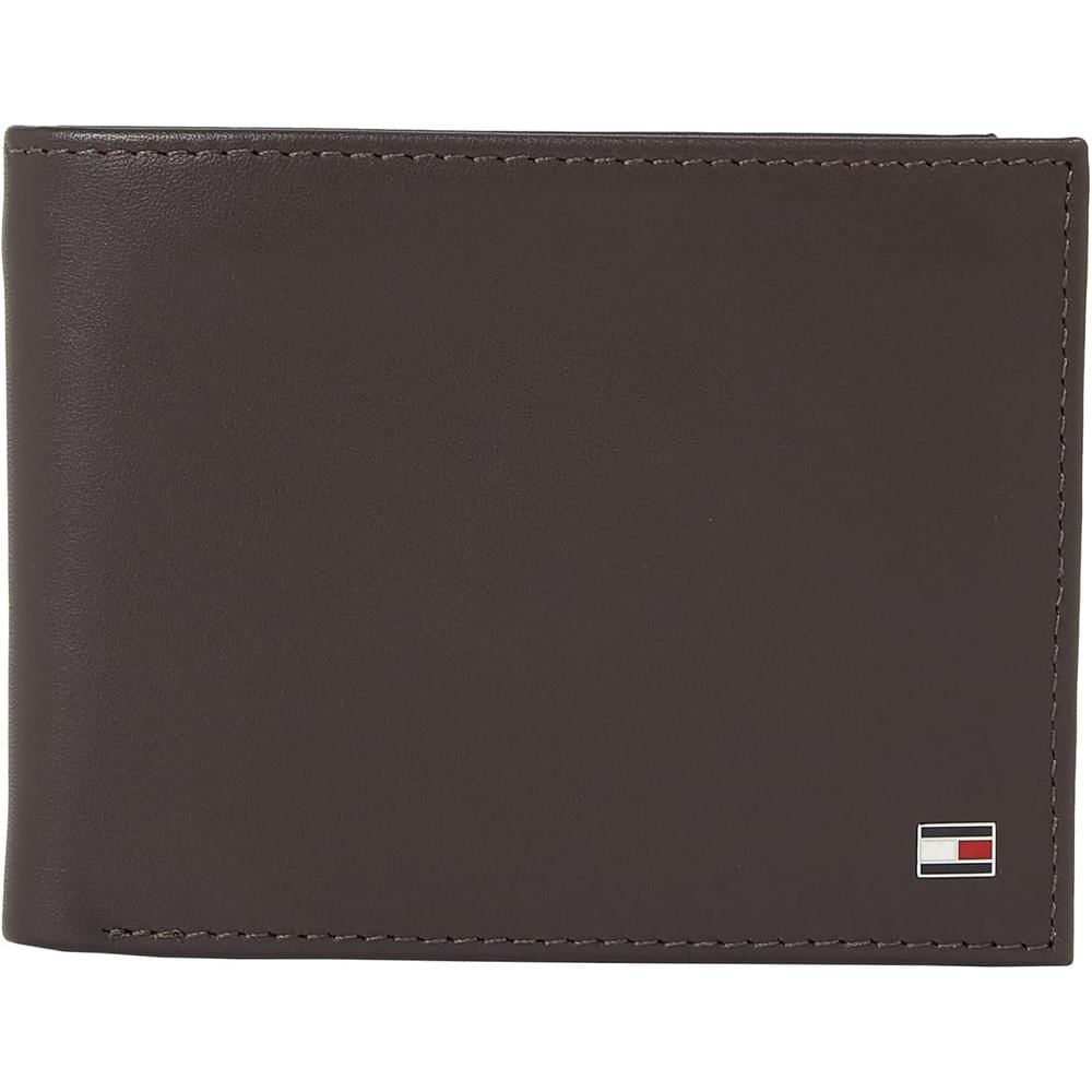 BILLETERA TOMMY HILFIGER ETON COIN BROWN HOMBRE