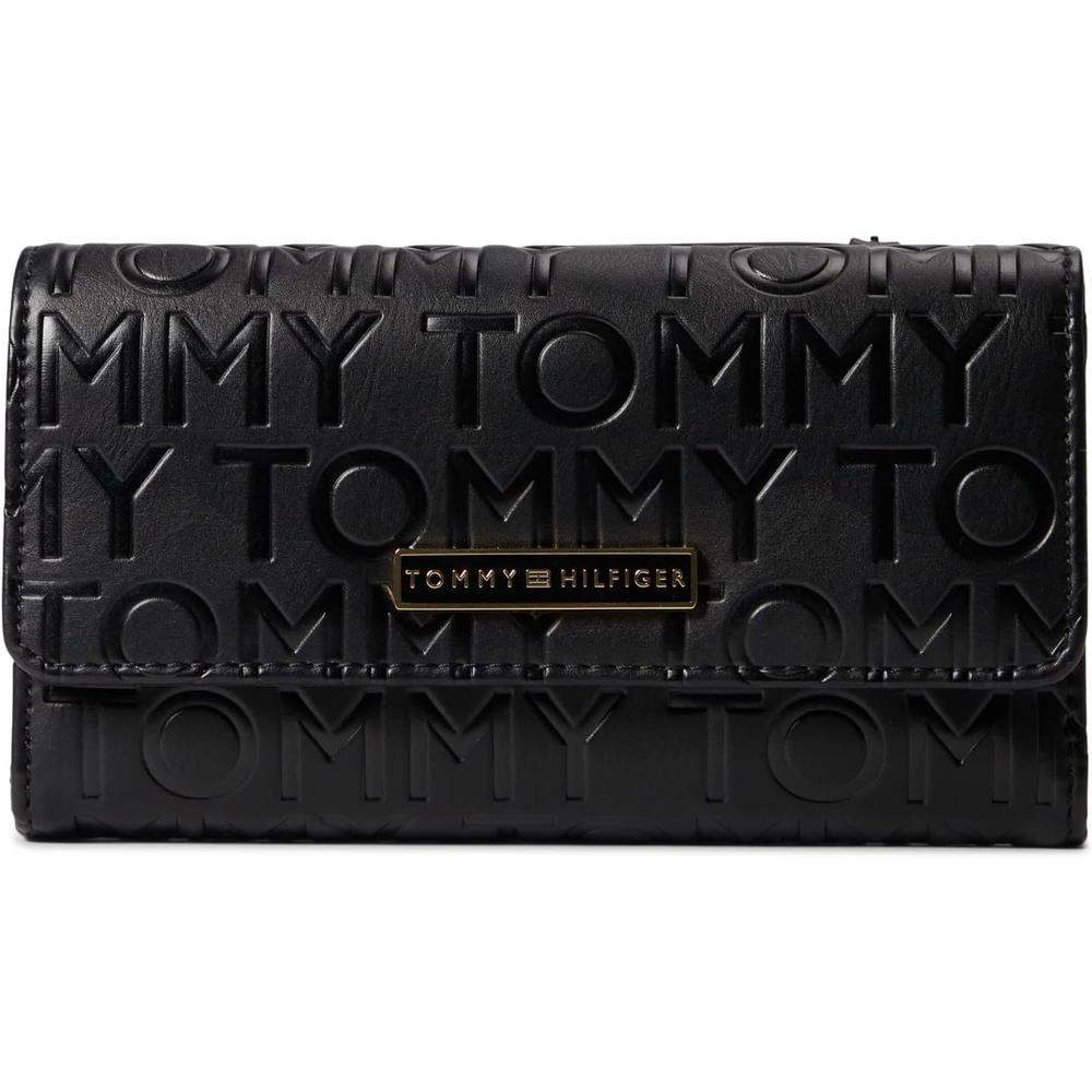 BILLETERA TOMMY HILFIGER IRENE II CONTINENTAL BLACK MUJER