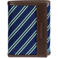 BILLETERA TOMMY HILFIGER TIE FABRIC TRIFOLD BROWN HOMBRE