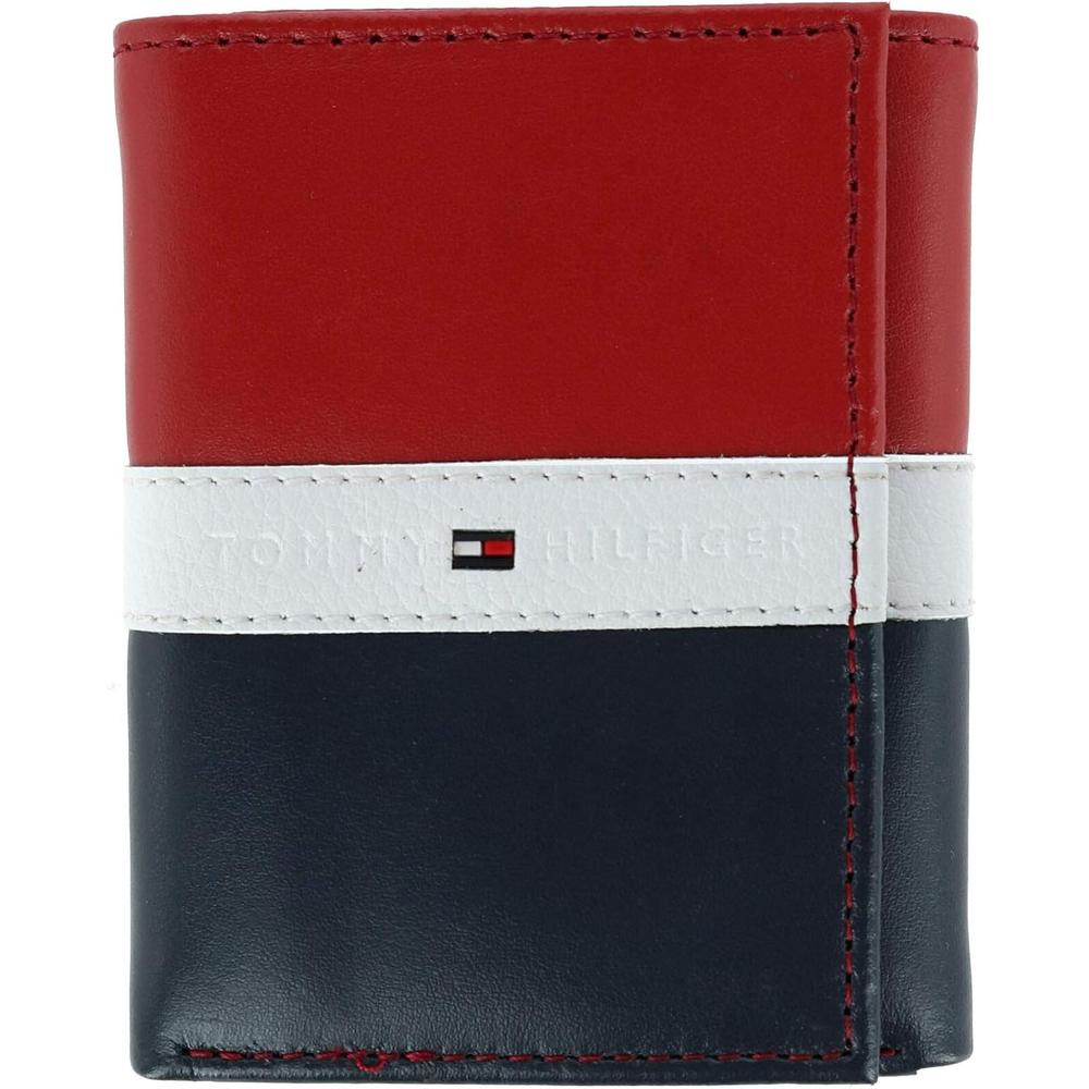 BILLETERA TOMMY HILFIGER TRIFOLD TRICOLOR HOMBRE