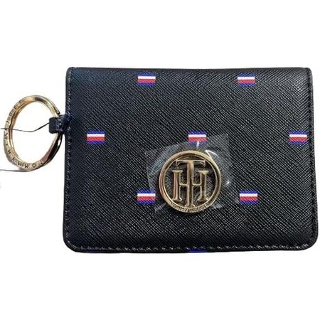 BILLETERA TOMMY HILFIGER CUERO BLACK MUJER