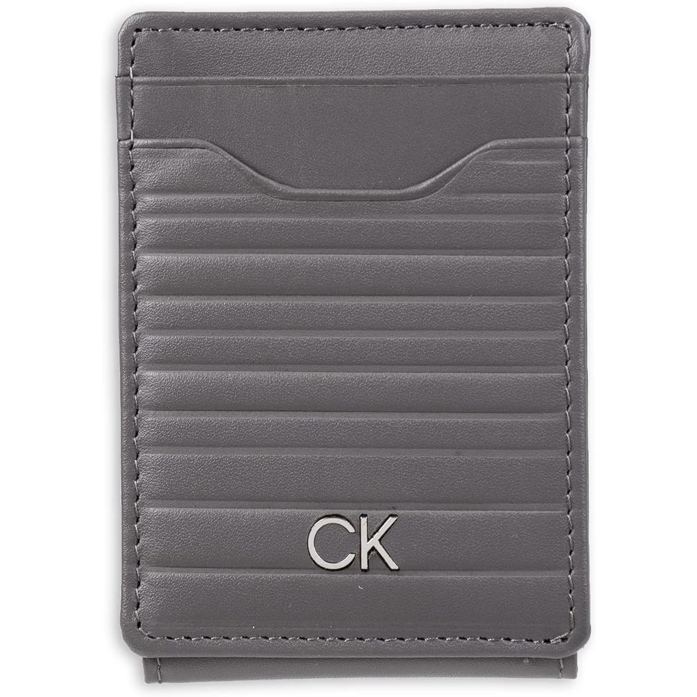 TARJETERO CALVIN KLEIN RFID GRIS HOMBRE