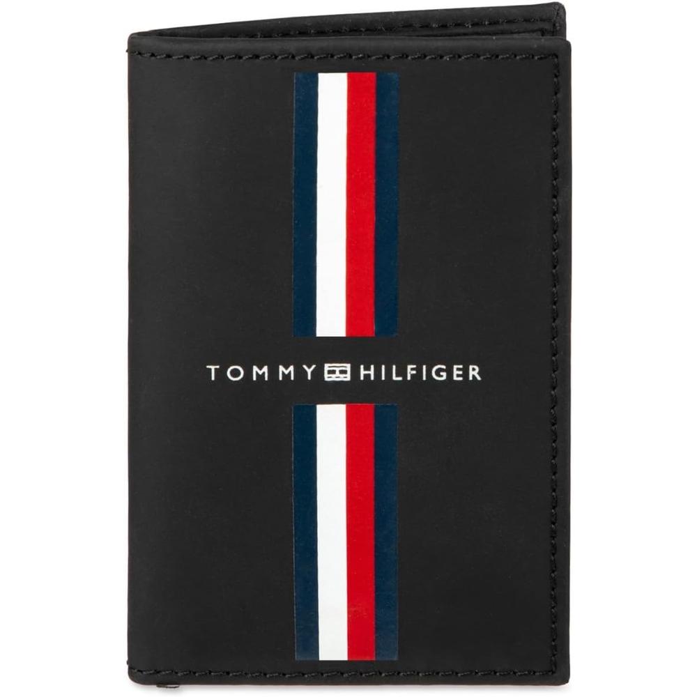 BILLETERA TOMMY HILFIGER POP UP BLACK HOMBRE