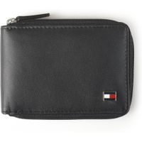 BILLETERA TOMMY HILFIGER OXFORD BLACK MARRÓN