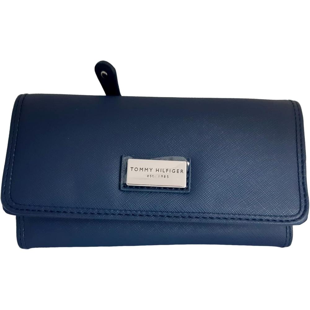 BILLETERA TOMMY HILFIGER PASAPORTE BLUE MUJER