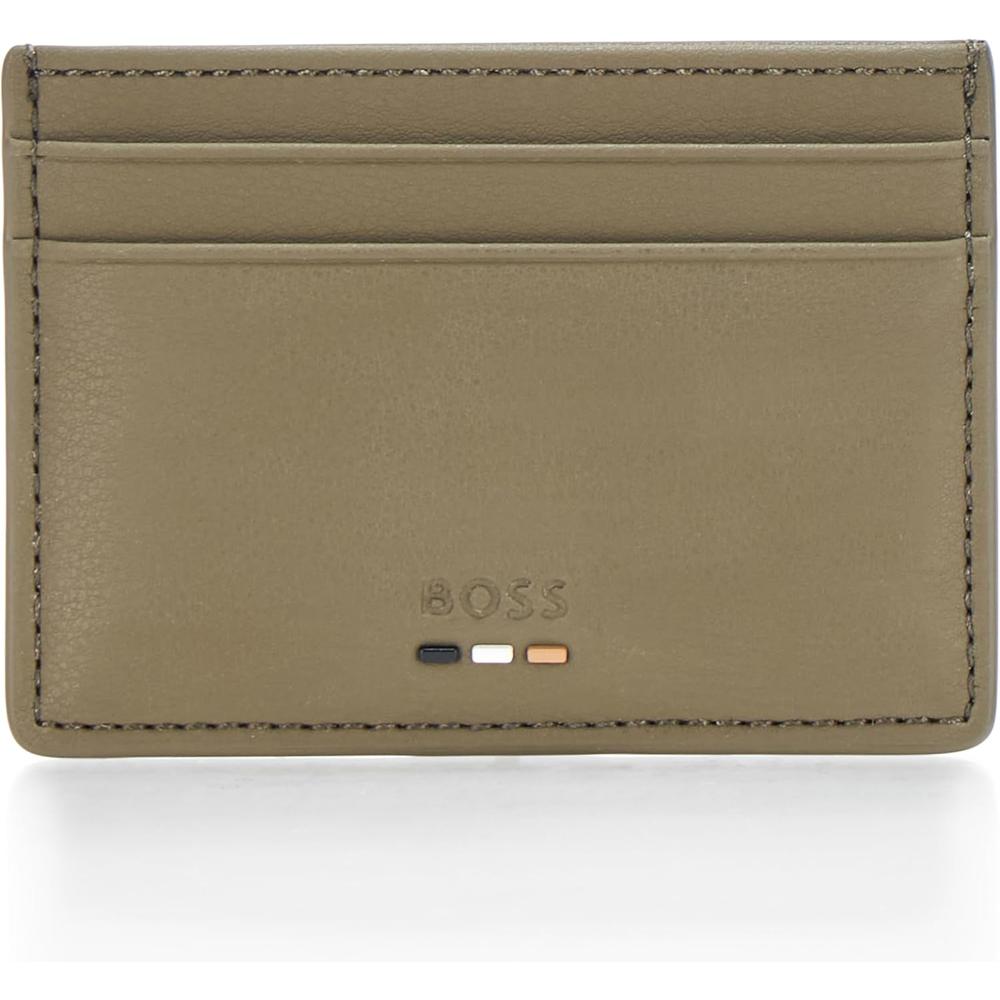 TARJETERO HUGO BOSS RAY LOGO VERDE HOMBRE