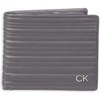 BILLETERA CALVIN KLEIN BIFOLD RFID GRIS HOMBRE