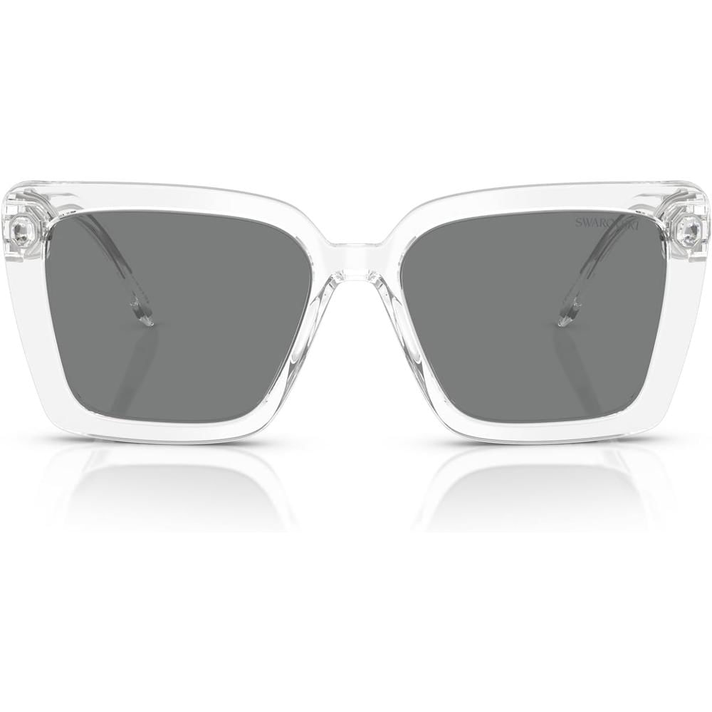 SWAROVSKI LENTES DE SOL CUADRADO SK6032 55 MM MUJER | TRANSPARENT/DARK GREY