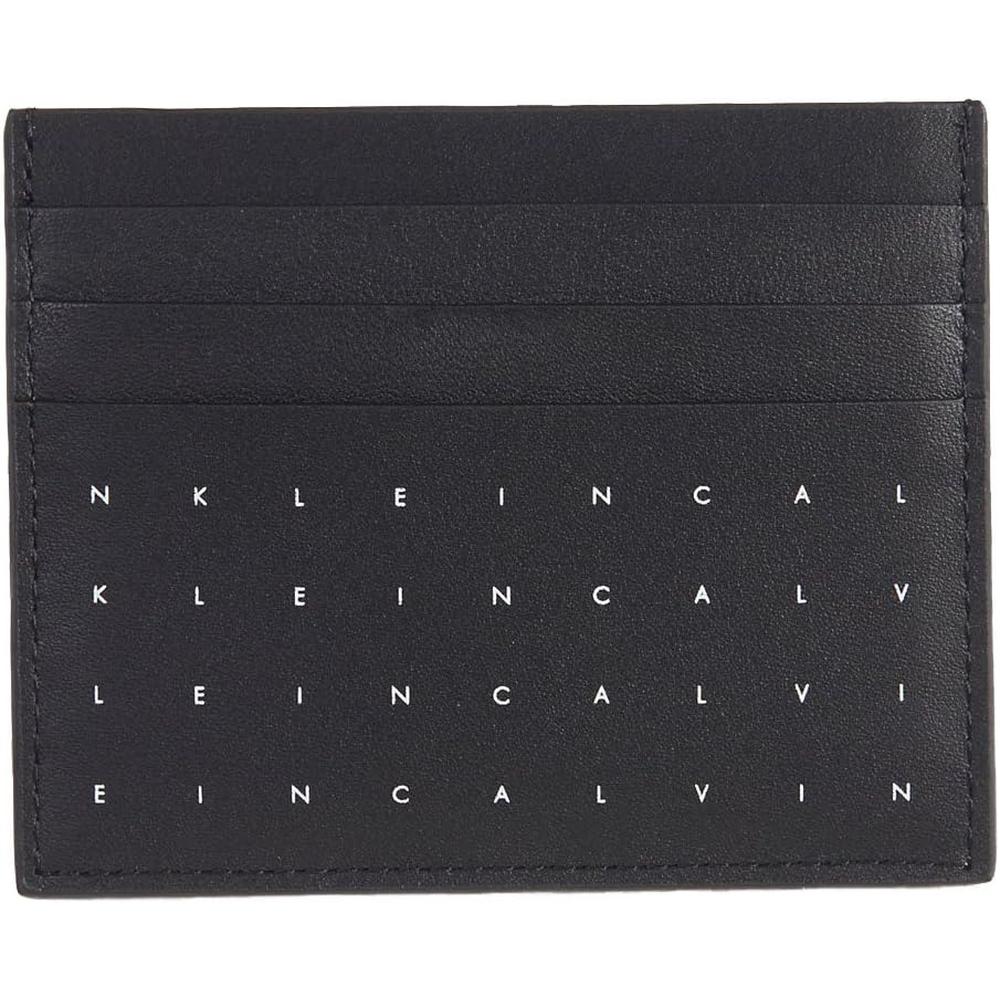 TARJETERO CALVIN KLEIN LOGO GRID HOMBRE