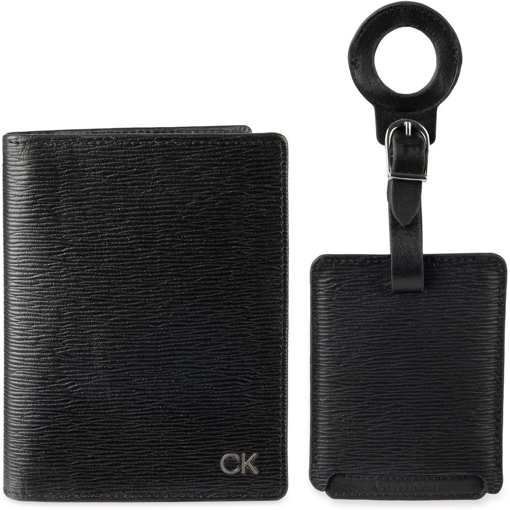 TARJETERO CALVIN KLEIN MINIMALISTA NEGRO HOMBRE