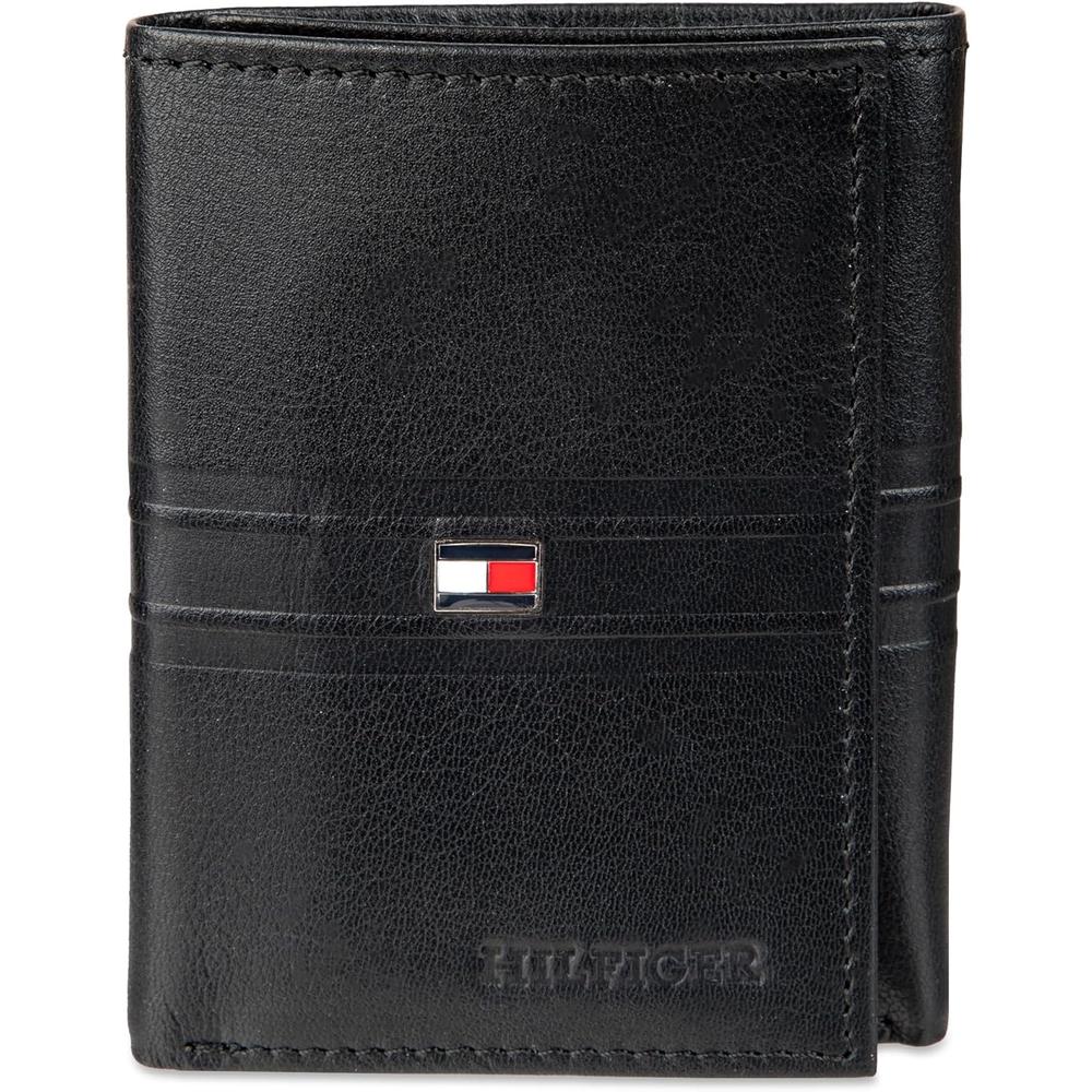 BILLETERA TOMMY HILFIGER EMBOSS BLACK HOMBRE