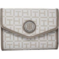 BILLETERA TOMMY HILFIGER PRINT BEIGE MUJER