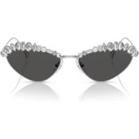 SWAROVSKI LENTES DE SOL OVAL SK7009 55 MM MUJER | SILVER/DARK GREY