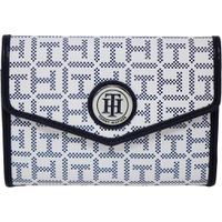 BILLETERA TOMMY HILFIGER MINI LOGO BLANCO NAVY MUJER