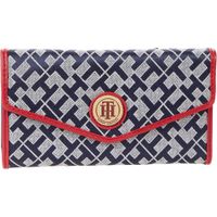 BILLETERA TOMMY HILFIGER LARGE ENVELOPE RED NAVY MUJER